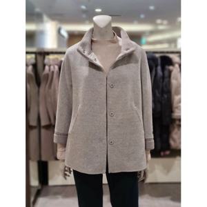 [트리아나]MARIO소고 니트넥 울혼방하프재킷TI4HA12