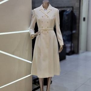 [미니멈]MARIO더블단추 브이넥플레어원피스MxbaWo3220