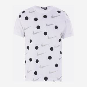꼼데가르송 폴카 닷 실버 스우시 반팔 티셔츠 1OT102S25 2WHITE