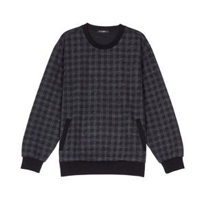 [뱅뱅]남녀공용 패턴 체크 맨투맨 긴팔 티셔츠 CTL606