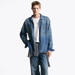 타미진 남성 데님 오버 셔츠 T32F6NSH10TMT1