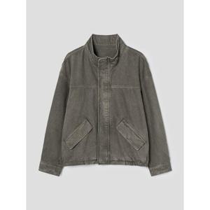 (425939LY2H) [에잇세컨즈] 가먼트다잉 밀리터리 블루종  카키