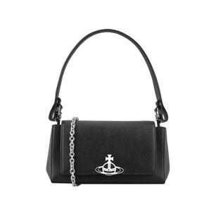 25FW 비비안웨스트우드 46020001W S000D N403 헤이즐 사피아노 숄더백 블랙