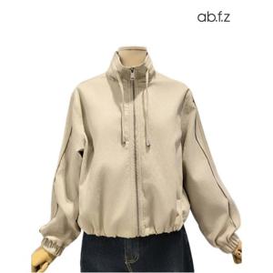 [에이비에프지]스타일리쉬 헨리넥 레더 재킷 APZ4FFL5J