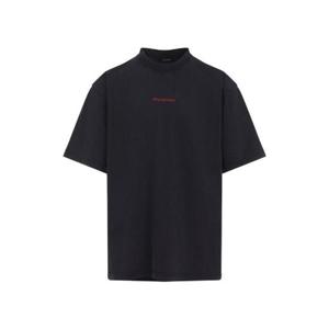 Balenciaga 로고 프린트 크루넥 티셔츠 764235TTVJ1 8483 TP948277143