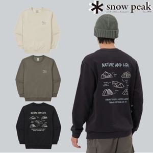 스노우피크 S25FMF-HT62 텐트 그래픽 맨투맨