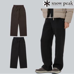 스노우피크 S25WWF-FP79 니트 여성 세미와이드 팬츠