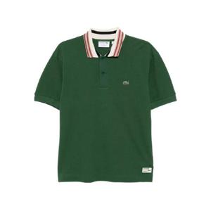 25 FW 라코스테 스트라이프 칼라 폴로 셔츠 PH542100132 TP442219060