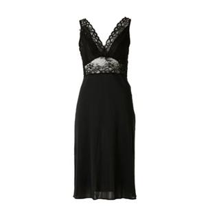 [비너스] 오르화 우아한 블랙 데이지 레이스 풀슬립 [OFS5941]