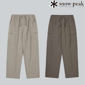 스노우피크 택가 189000 S24ZMPPT02 코듀라 캠퍼 카고 스트링 팬츠