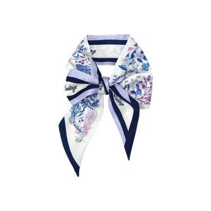 [루이까또즈(스카프)]생폴가든방도 실크 스카프 블루 2ESB960BU