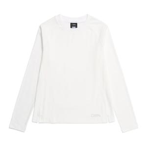 내셔널지오그래픽 N253WTS010 여성 이너 티셔츠 O/WHITE