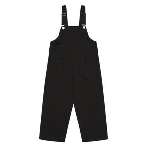 [에꼴리에]MARIO여아 와이드 슬랙스 멜빵 팬츠 23C5252_BK