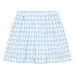 [에꼴리에]MARIO여아 밴딩 체크 플리츠 스커트 23A5853_BL