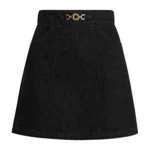 파투 벨트 디테일 A라인 미니 스커트 SK0420081 965G