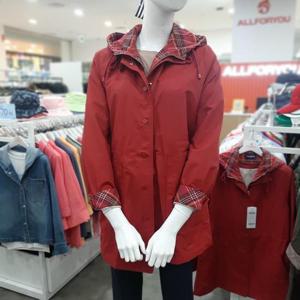 올포유 sh06 여성 가을 체크후드사파리 ALFRN8311500