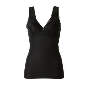 [비너스] 소프트한 보정력의 쉘론 블랙 헴 몰드 컵런닝 [VLGC658R]