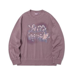 인터크루 HC10 여성)  믹스 피그먼트 맨투맨 ITZ3TM52A