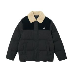 캉골 시어링 칼라 다운 자켓 8176 블랙 KRFCJP81760