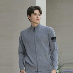 헤지스골프 BEST 남성 울 집업 니트(HUSW5D716G2)