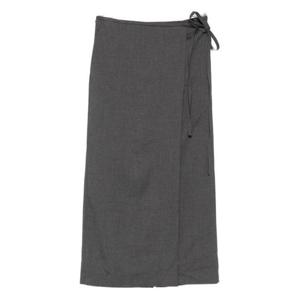 던스트 미디 스커트 UDSK5C207 CG Grey