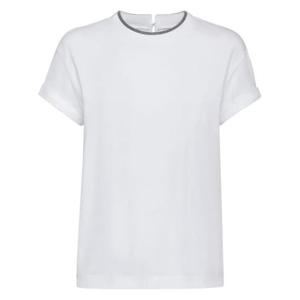브루넬로 쿠치넬리 반팔 티셔츠 M0T18BD200 C159 White
