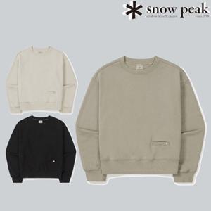 스노우피크 S25WWF-HT69 약기모 여성 세미크롭 맨투맨