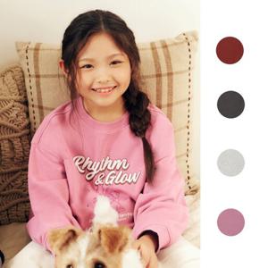 탑텐키즈 MKF4TR2201 여아 테리 가먼트다잉 스웨트셔츠