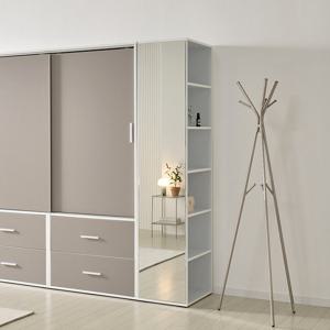 [착불] 동서가구 E0 엘리먼 옷장 사이드용 400 거울형 선반장 DF926834