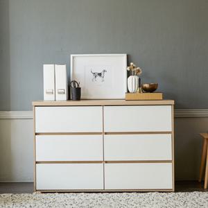 마리메종 글로시 빅와이드 1200 3단 서랍장_착불