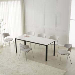 소소숲 오브 12T 통세라믹 6인식탁 세트 1800