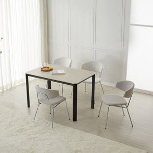 소소숲 라피 12T 통세라믹 4인식탁 세트 1400