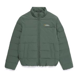 내셔널지오그래픽 N254UDW022 헤론 스탠드넥 경량 구스다운 점퍼 KHAKI