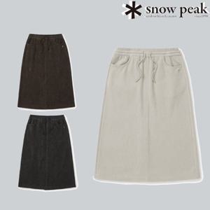 스노우피크 S25WWF-SK75 코듀로이 여성 스커트