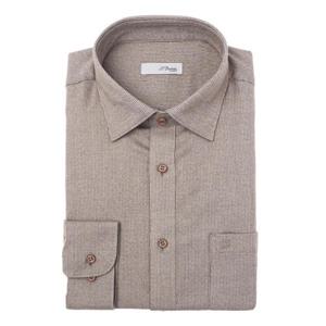 [에스티듀퐁(셔츠)]솔리드 기모 긴팔 남방 일반핏 와이셔츠 (SE5FM11LS165SBE)