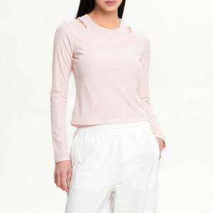 뉴발란스긴팔티 LQJ NBNDF2W312-25 WOMEN 소프트 골지 컷아웃 긴팔티 (SLIM FIT)
