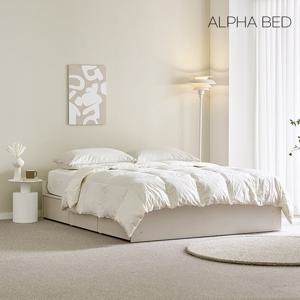 알파침대 제인 무헤드 1단 수납 침대프레임 SS
