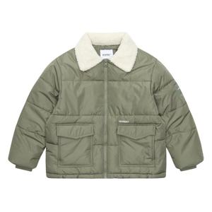 [에꼴리에][에꼴리에] 여아 양털 카라 패딩 점퍼 21D0158_KH