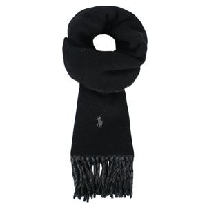 폴로랄프로렌 25FW 클래식 리버시블 울 머플러 블랙그레이 PC0455 002