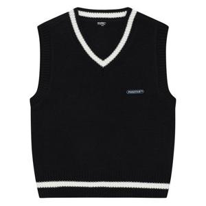 [에꼴리에]MARIO남아 라인 배색 브이넥 니트 베스트 21D5031_NY