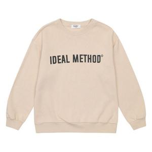 [에꼴리에]MARIO남아 기모 레터링 맨투맨 티셔츠 21D0703_BE