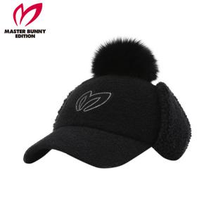 [마스터바니] 여성 폼폼이 이어워머 테리 볼캡