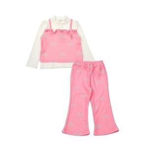 [프렌치캣(백)]핑크리본 뷔스티에 상하복셋트(Q55DDT320P220)