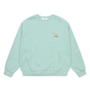 에꼴리에 여아 기모 스쿨 메이트 맨투맨 티셔츠 21D1460_MT