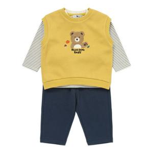 블루독베이비 10 25FW가을신상 (YE) 큐트베어 VEST 3SET (45A1361102)