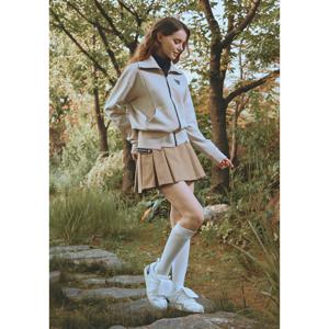 [챌린저]여성 소프트쿠션 캥거루포켓 풀집자켓 라이트베이지_CHD