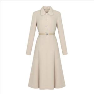 [미니멈]카라넥 버튼 플레어 원피스 (MXDAWO0150 MB1)_IC