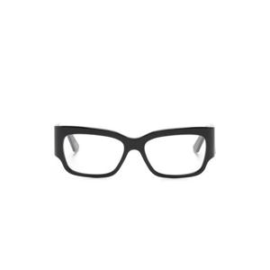 발렌시아가 인그레이빙 로고 스퀘어 프레임 안경 BB0332O001