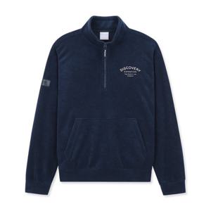 디스커버리긴팔티 XQD DXTR56036-NYD 테리 반집업 트레이닝