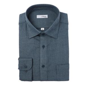 [에스티듀퐁(셔츠)]체크 기모 긴팔 남방 일반핏 와이셔츠 (SE5FM12LS731SBU)